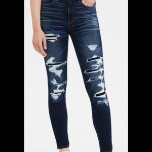 American Eagle Ripped (covered) jeans